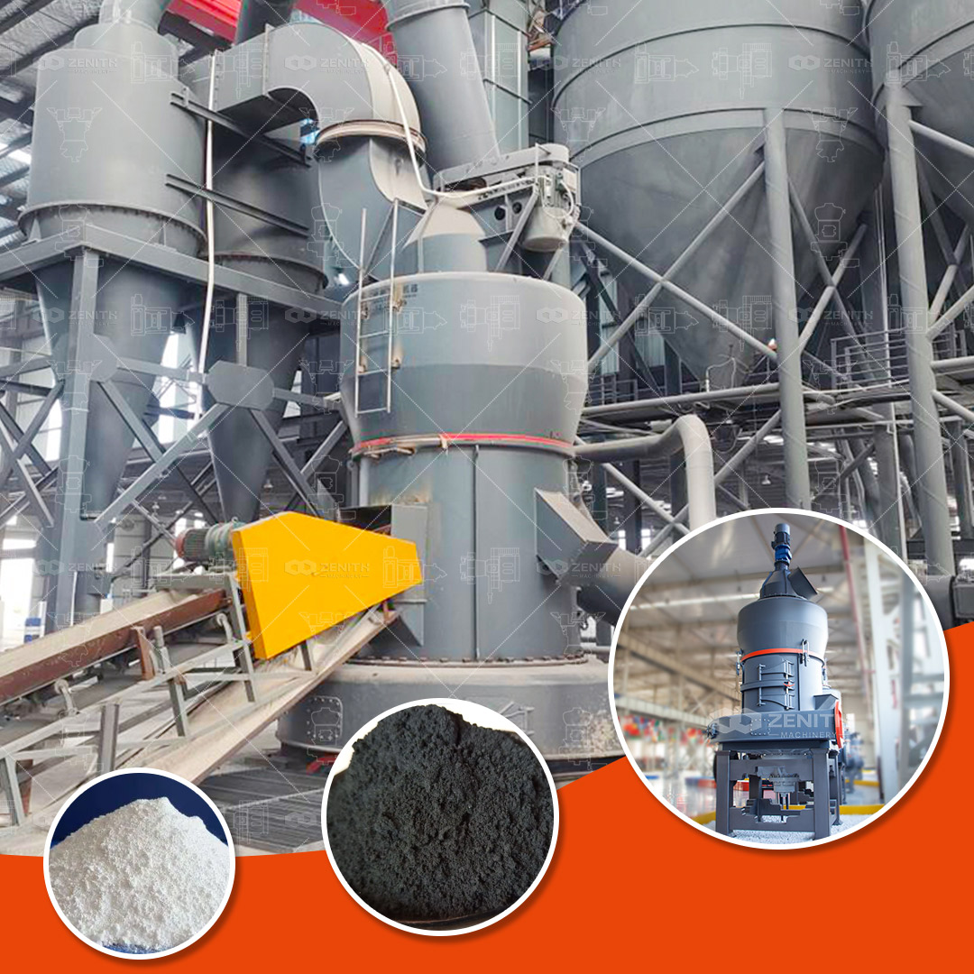 Modern touch-screen control panel for monitoring and adjusting grinding mill parameters like fineness and output.